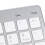 Wireless Mini Silver 102-Key Bluetooth Keyboard for iOS Android Windows 6