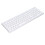 Wireless Mini Silver 102-Key Bluetooth Keyboard for iOS Android Windows 10