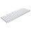 Wireless Mini Silver 102-Key Bluetooth Keyboard for iOS Android Windows 11