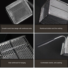 Heavy Duty Fry Basket - 304 Stainless Steel