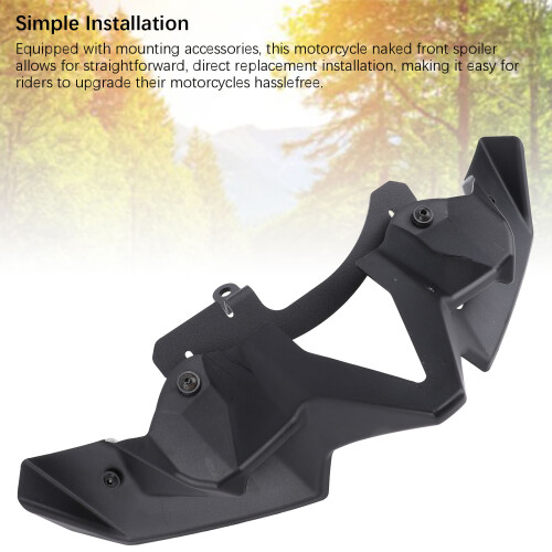 Z900 Frontspoiler Naked Aerodynamik ABS Schwarz 2