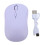 Wireless Bluetooth Mouse 3 DPI Adjustable Silent 300mAh Purple 2