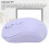 Wireless Bluetooth Mouse 3 DPI Adjustable Silent 300mAh Purple 7
