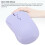 Wireless Bluetooth Mouse 3 DPI Adjustable Silent 300mAh Purple 10
