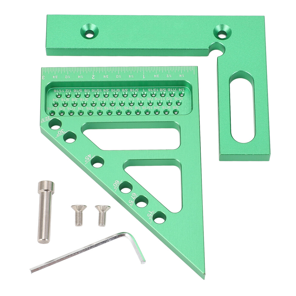Woodworking Square Ruler with Pin