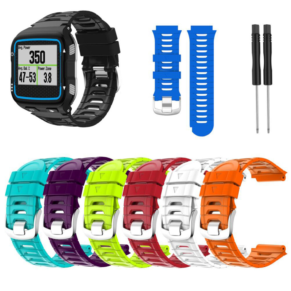 Silicone Watch Band For Garmin 920Xt, Soft, Comfortable, 24.3Mm Width 8421391541101