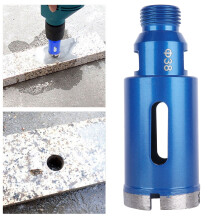 38mm Diamond Drill Bit for Granite & Marble, Blue, 98mm Length