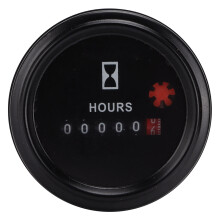 SH748 AntiVibration Quartz Hour Meter Gauge for Motorcycle & Car DC12-36V