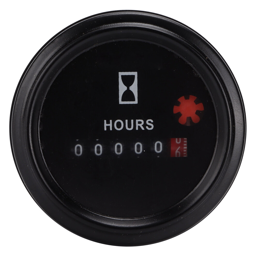 Sh748 Antivibration Quartz Hour Meter Gauge For Motorcycle & Car Dc12-36V 6901391541889