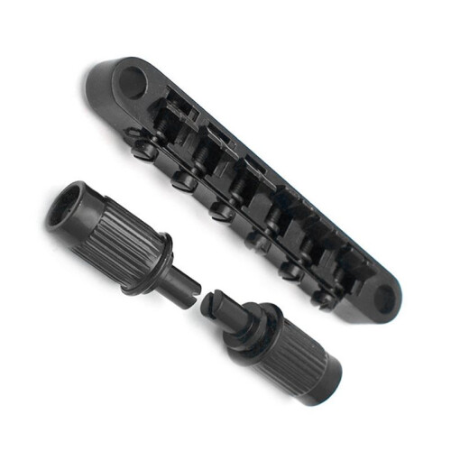 LP Electric Guitar Bridge  Pull Plate Front String Bridge Electric Guitar Front Bridge LP Bridge Black
