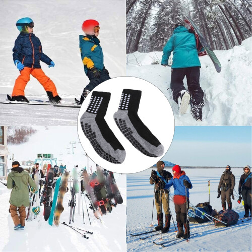 2 Paar winterwarme Wandersocken, hohe Elastizität 2