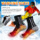 2 Paar winterwarme Wandersocken, hohe Elastizität 5