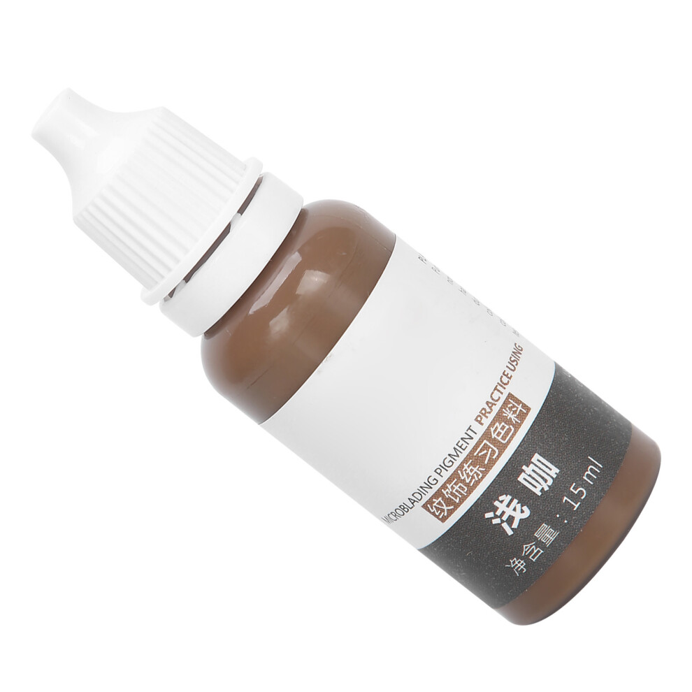 Light 15Ml Coffee Eyebrow & Eyeliner Tattoo Pigment For Practice