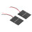 Mini Solar Cells 2Pcs 43x55mm Polysilicon Modules for Solar Power 0.4W 1.5V 15