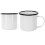 8cm Enamel Cup 350ml White Environmentally Friendly Thickened Water Mug 1