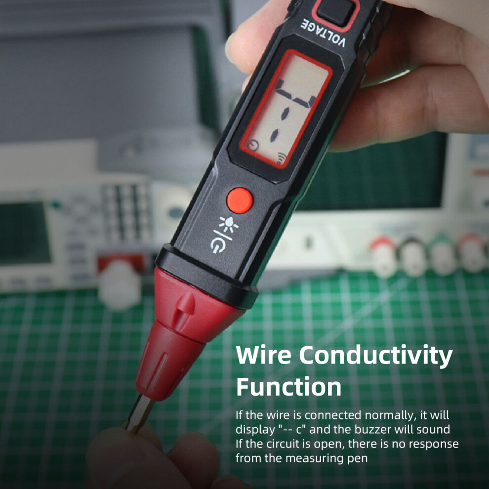 Phase and Voltage Tester 12-300V NCV Sound Light