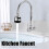Copper 360 Rotatable Kitchen Sink Faucet G1/2 Pull Down Easy Install 5