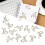 20Pcs Deer Shape Iron Paper Clips Rustproof Lightweight Colorfast for Office 7