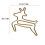 20Pcs Deer Shape Iron Paper Clips Rustproof Lightweight Colorfast for Office 11