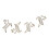 20Pcs Deer Shape Iron Paper Clips Rustproof Lightweight Colorfast for Office 13