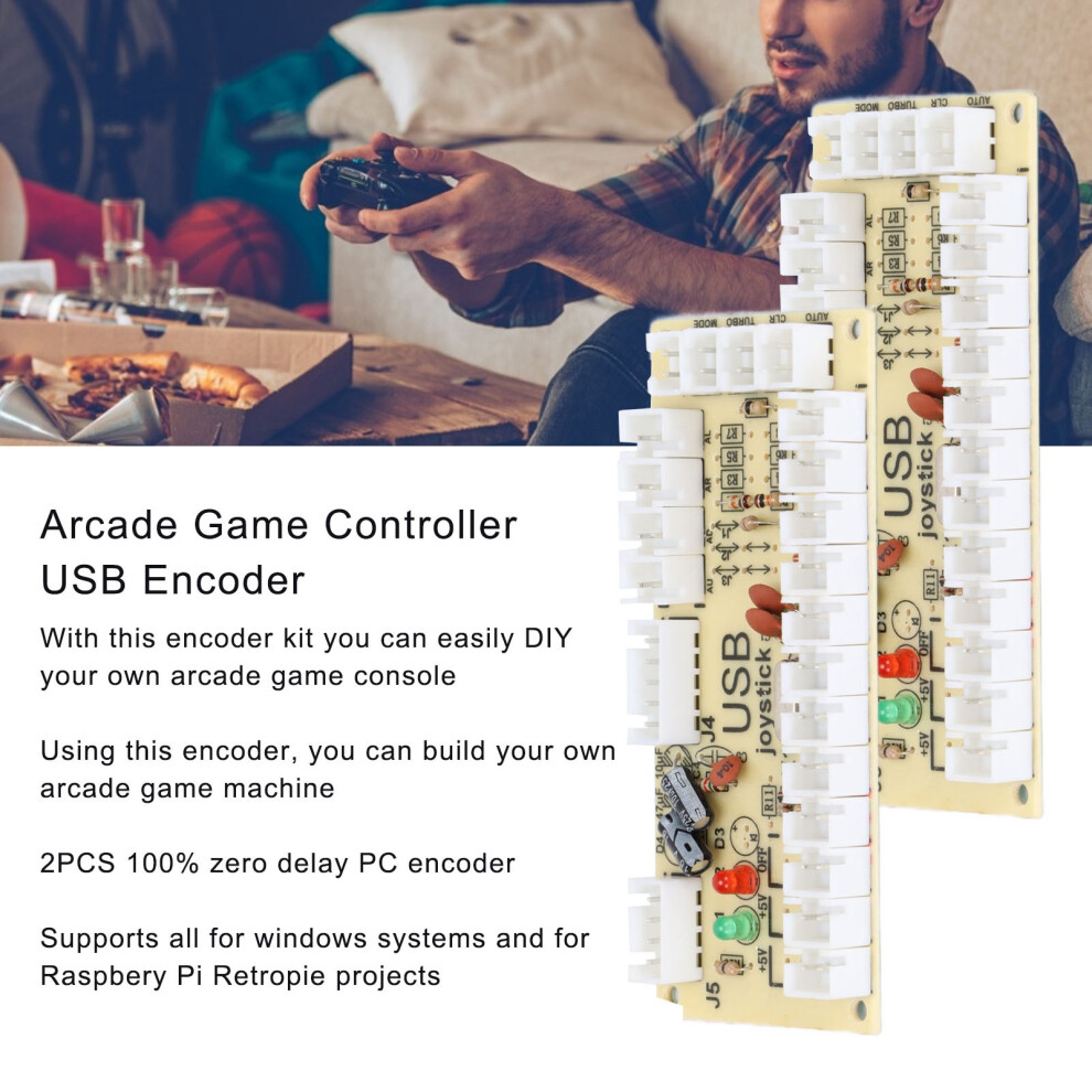 Zero Delay Usb Encoder For Arcade And Retropie 7340572911353