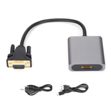 AD014 VGA-zu-HD Multimedia-Interface-Adapter 1080P 60Hz mit Audio