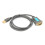 Mindpure US015 USB to RS-232 Serial Cable, Gray, 1m 1