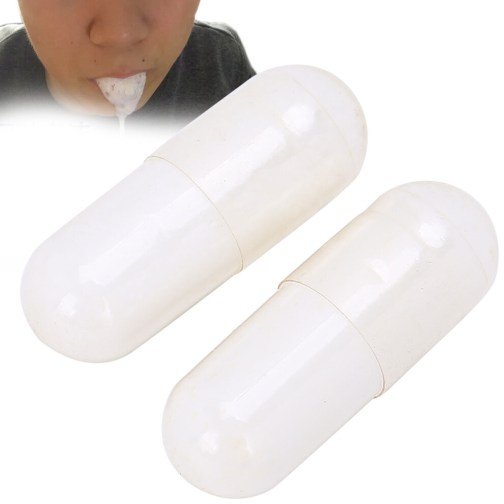 2pcs Vomiting Capsule Funny Trick Toy for Halloween Halloween and April Fool's