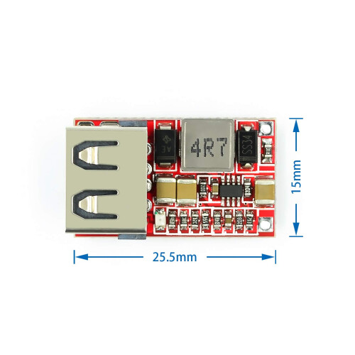5PCS DCDC Step Down Converter 624V to 5V USB Power Module,  Efficiency Voltage Regulator 2
