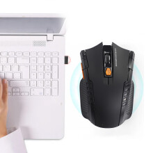 Gaming-Maus Smart Slim Mini 2,4G Kabellos Schwarz für Büro & Laptop