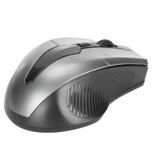 Wireless Mouse 2.4G Ergonomic Mini Optical Gray for Laptop & Tablet