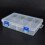 3Pcs Transparent Parts Box with Removable Grids, PP Storage Case 4