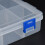 3Pcs Transparent Parts Box with Removable Grids, PP Storage Case 7