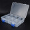 3Pcs Transparent Parts Box with Removable Grids, PP Storage Case 10