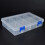 3Pcs Transparent Parts Box with Removable Grids, PP Storage Case 13