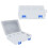 3Pcs Transparent Parts Box with Removable Grids, PP Storage Case 14
