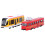 Pull Back Bus Model Toy Set 17