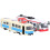 High Speed Railway Bus Pull Back Toy 7