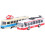 High Speed Railway Bus Pull Back Toy 19