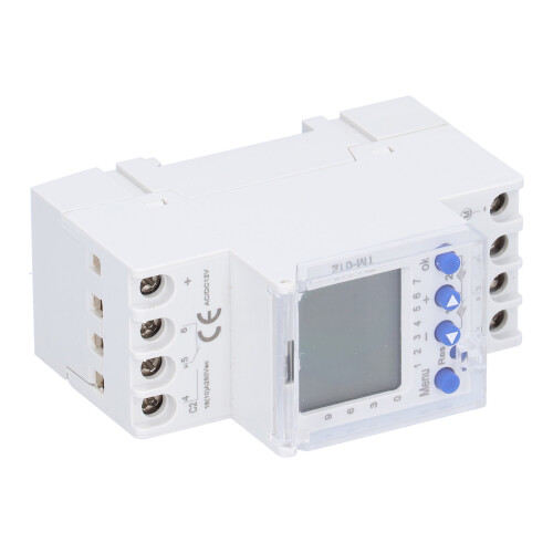 TM612 Time Control Switch 2-Channel DC12V Timer with LCD Display