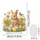 (Easter Bunny13) Easter DIY Diamond Art Desktop Ornaments, Single-Sided Creative Design Home Decor Craft for Beginner - Cross Egg A 8