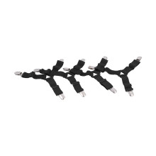 4PCS Black Stainless Steel Bed Sheet Clip Fasteners, 13cm
