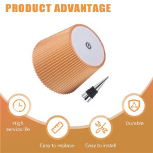 LED Wine Bottle Wireless Bottle Lamp Shade for Liquor Bottles 3 Color Stepless Dimming Wine Bottle Lights for Bars C