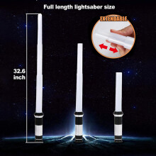 2-in-1 Light Up Children's Sword - Retractable 83cm Toy with LED, Flexible for Halloween & Christmas