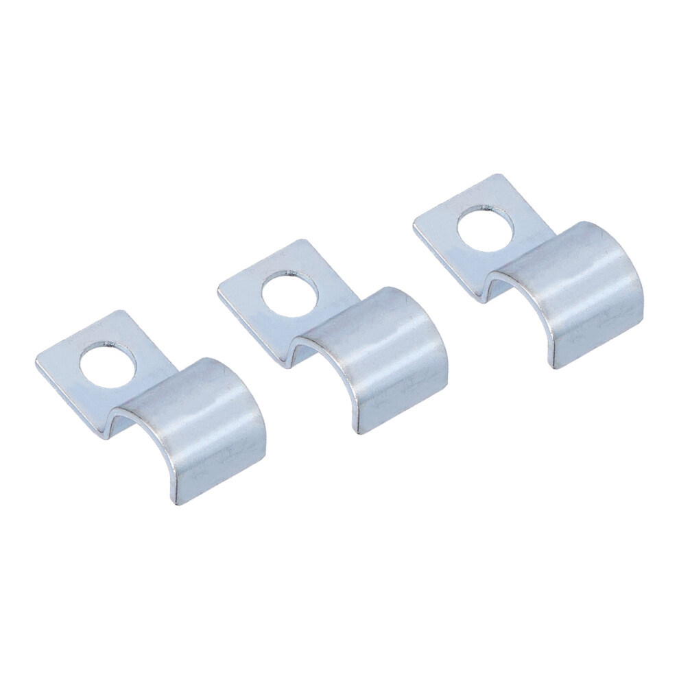 20-Piece Zinc Plated Pipe Clamps 14mm 304 Steel
