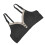 Wireless Nursing Bra V Shape Breathable Maternity Bra Black L=36/80 1