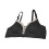 Wireless Nursing Bra V Shape M 34/75 Black Breathable Maternity Bra 1