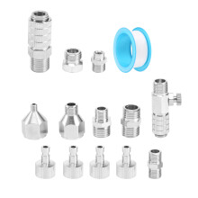 14-Delige Airbrush Adapter Set, Airbrush Quick Release Disconnect Koppelingen, Airbrush Adapter Kit Fitting Connector Kit