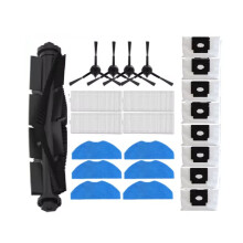 23 Pcs for 360 S8 / EZVIZ RE4 / RE5 / RC3 Accessories Roller Side Brush HEPA Filter Mop Pad Dust Bag