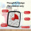 Digital Kitchen Timer with Visual Countdown, Count , Loud Alarms for Enhanced Cooking and Baking B 4